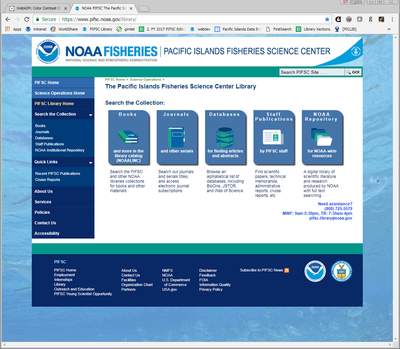 An image of the home page after adjustments were made for contrast. 